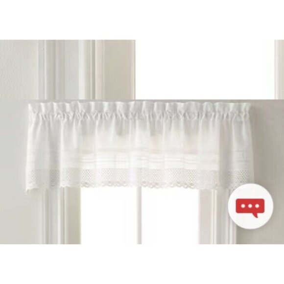 Crochet Valance, Swag and Tier Pair Curtain Collection - Picture 3 of 9